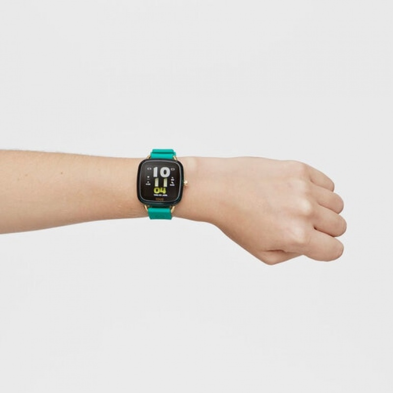 Tous D Connect With Silikon Riemen Smartwatches Grün | Österreich-GOJZRY078
