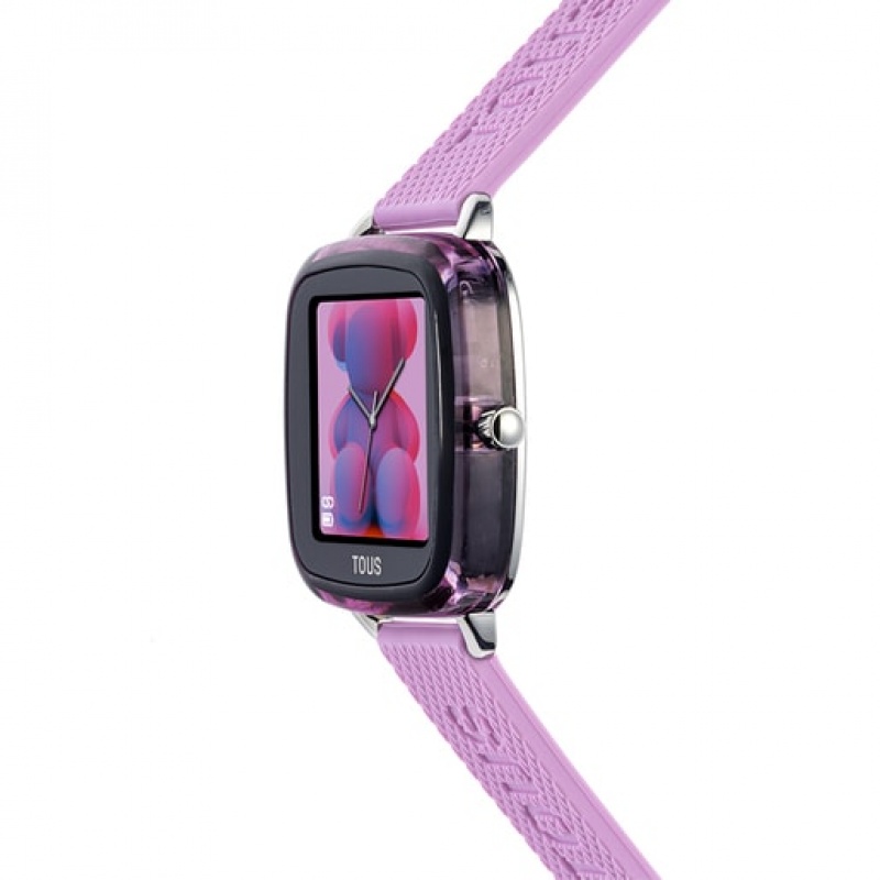 Tous D Connect With Silikon Riemen Smartwatches Lila | Österreich-FNKIHU753