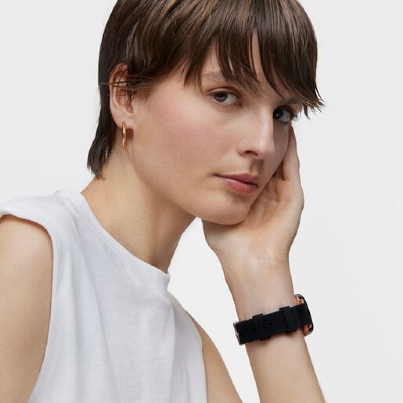 Tous D Connect With Silikon Riemen Smartwatches Schwarz | Österreich-PRDWOG571