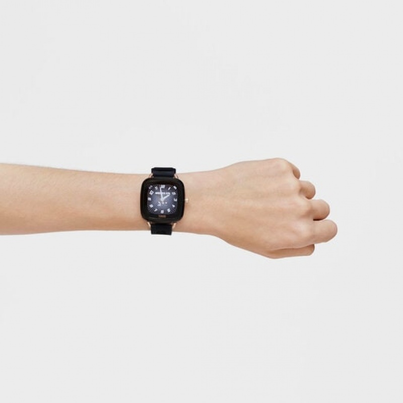 Tous D Connect With Silikon Riemen Smartwatches Schwarz | Österreich-PRDWOG571