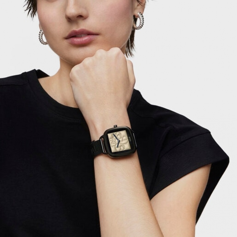 Tous D Connect With Steel Bracelet Smartwatches Schwarz | Österreich-JGUHMD246