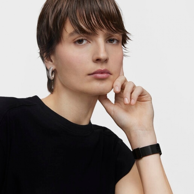 Tous D Connect With Steel Bracelet Smartwatches Schwarz | Österreich-JGUHMD246