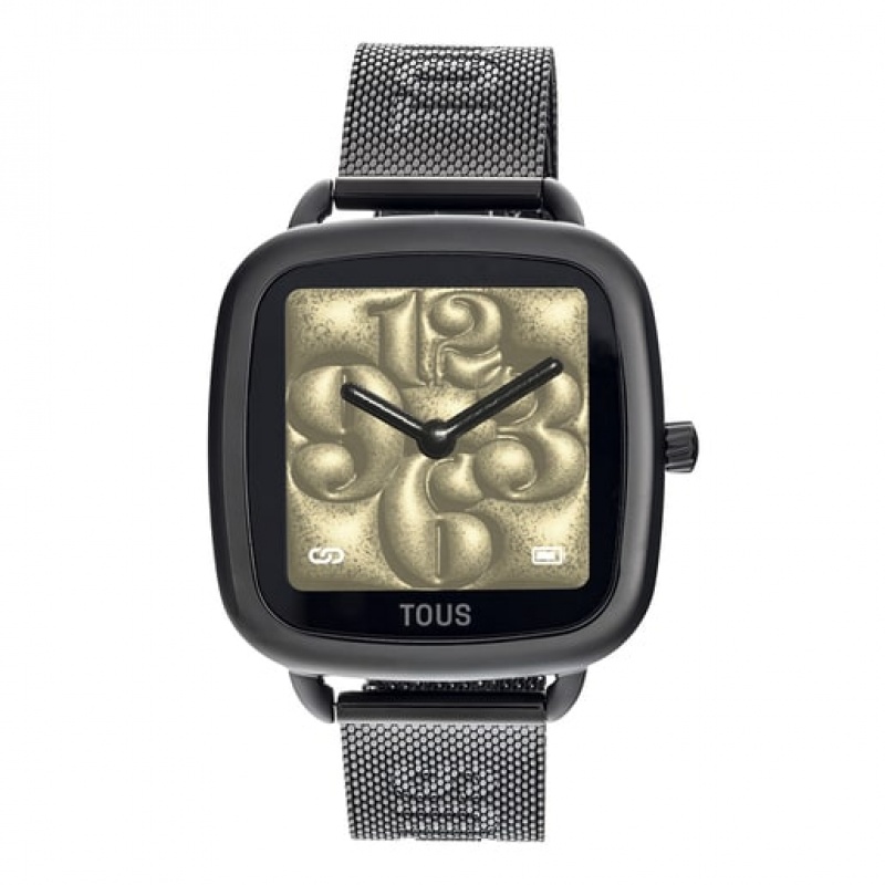 Tous D Connect With Steel Bracelet Smartwatches Schwarz | Österreich-JGUHMD246