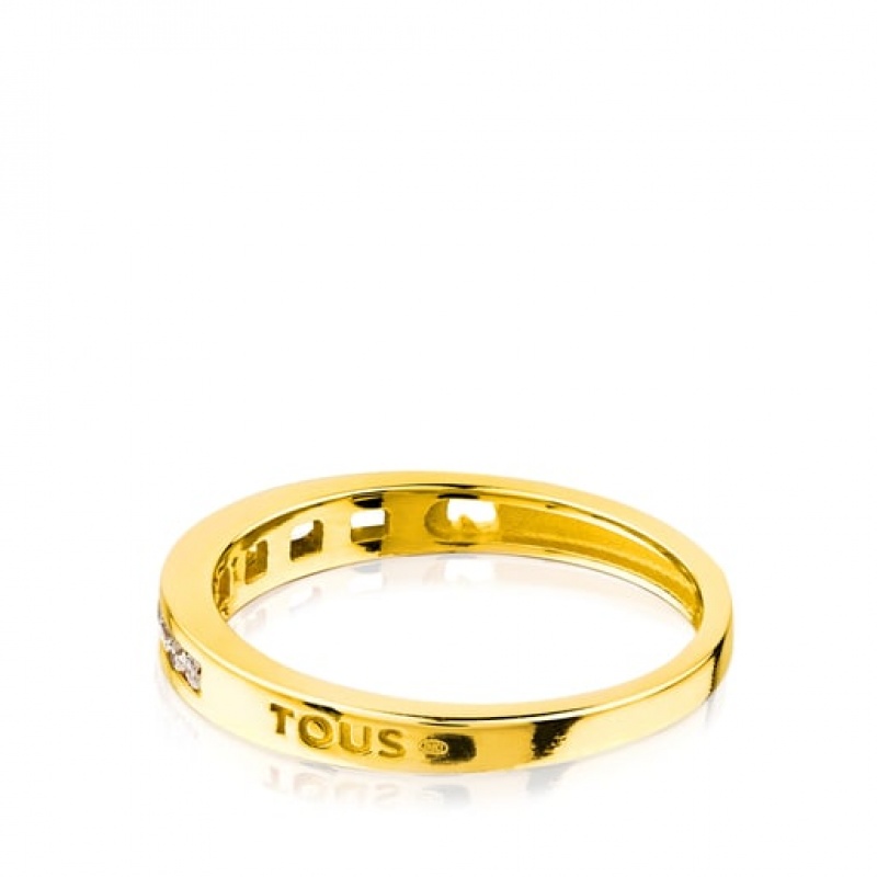 Tous Diamond wedding band Ring Gold | Österreich-RNCWPJ829