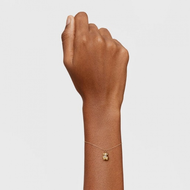 Tous Diamonds Chain Lligat Armband Gold | Österreich-IDXYHA308