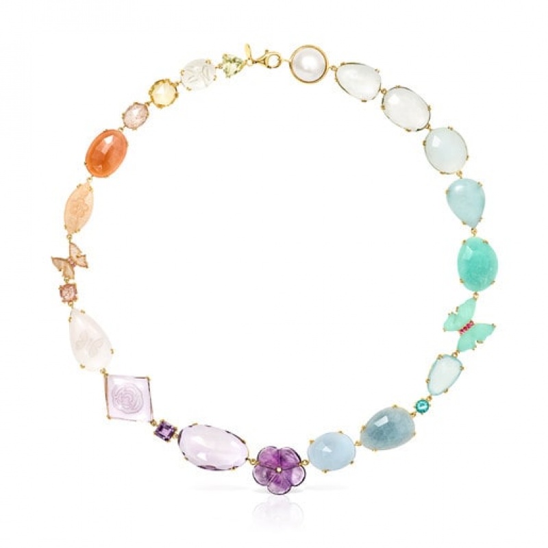 Tous Diamonds Gemstones 42cm Halskette Mehrfarbig | Österreich-DGJSLZ713
