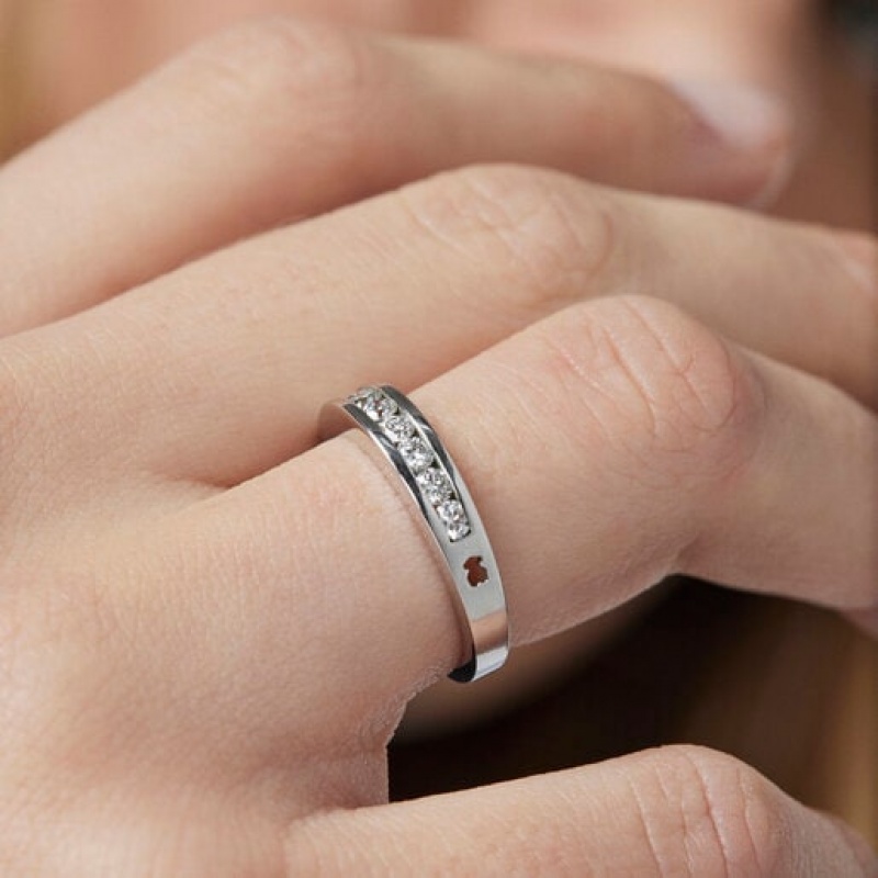 Tous Diamonds wedding band Ring Silber | Österreich-ZGIHTV951