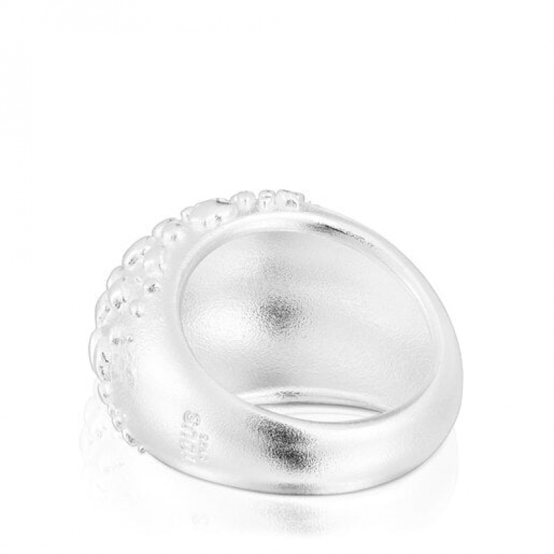 Tous Domed Dybe Ring Silber | Österreich-IULPQJ570