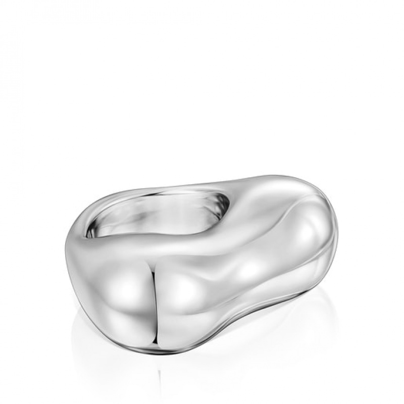 Tous Domed Heart Tabit Ring Silber | Österreich-HDNVGT087