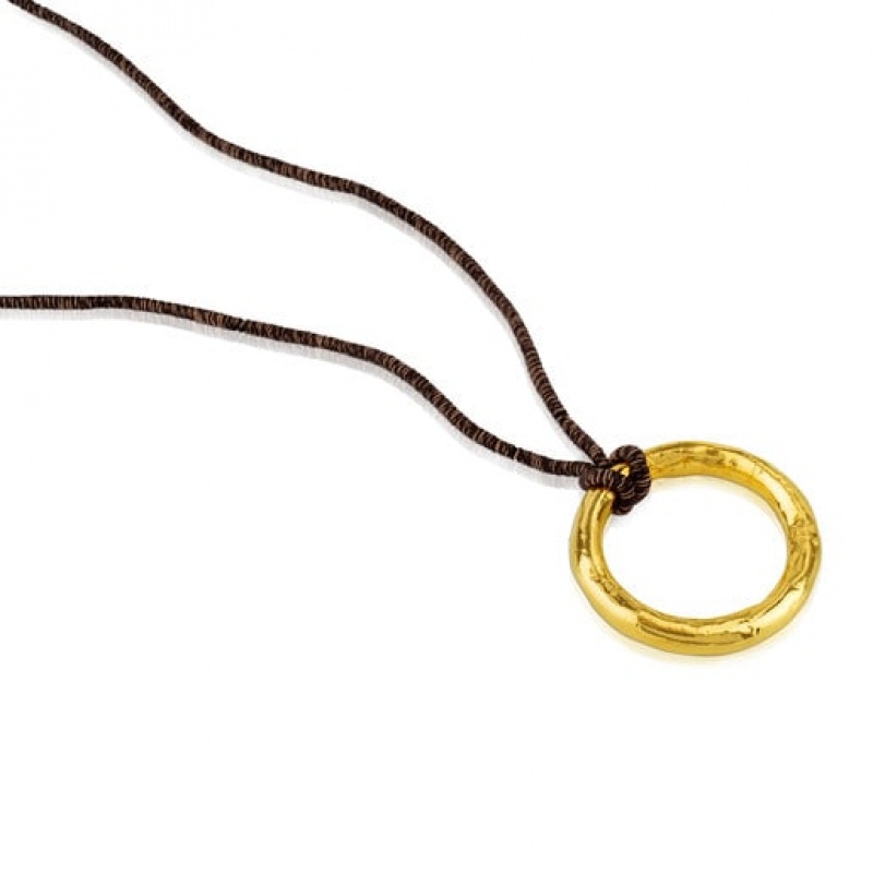 Tous Duna Tube Halskette Gold | Österreich-QKDGOX836