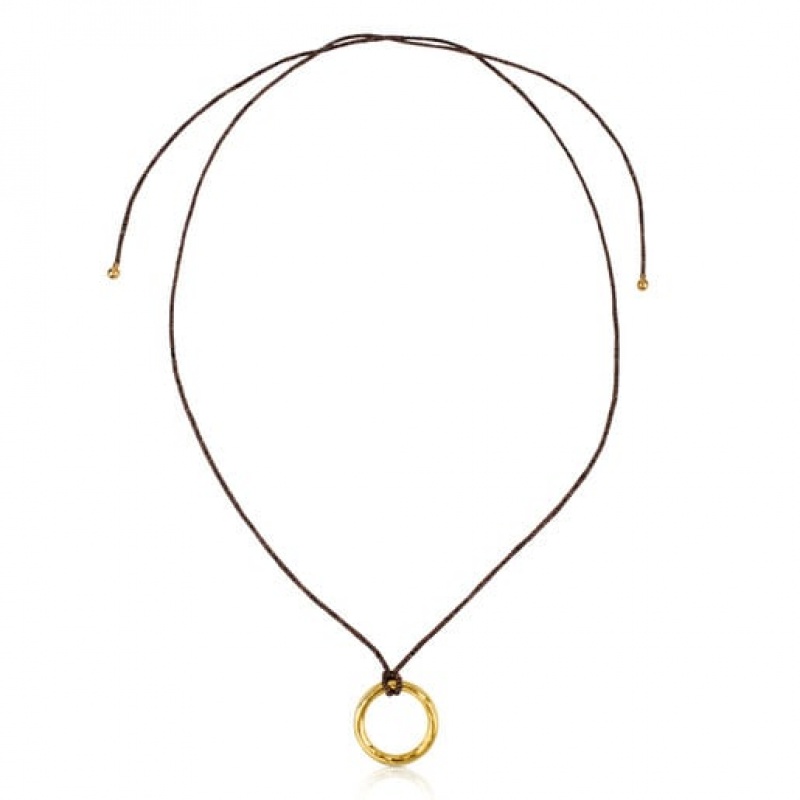 Tous Duna Tube Halskette Gold | Österreich-QKDGOX836