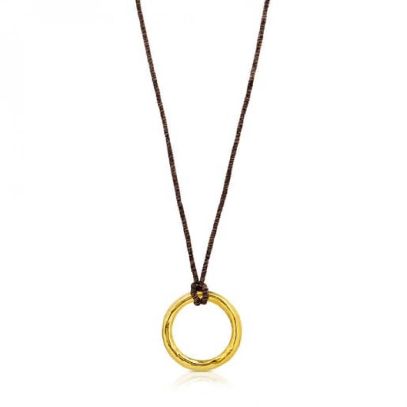 Tous Duna Tube Halskette Gold | Österreich-QKDGOX836