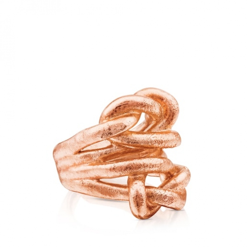 Tous Duna Tube Ring Rosa Gold | Österreich-LYSNUB694