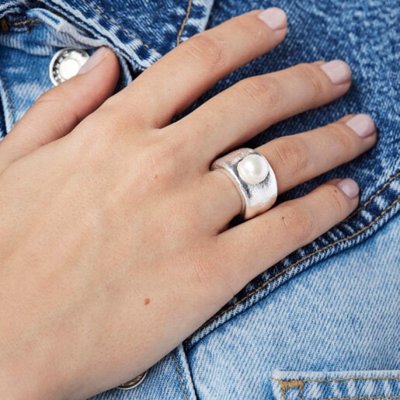 Tous Duna With Pearl Ring Silber | Österreich-GMFXAO581