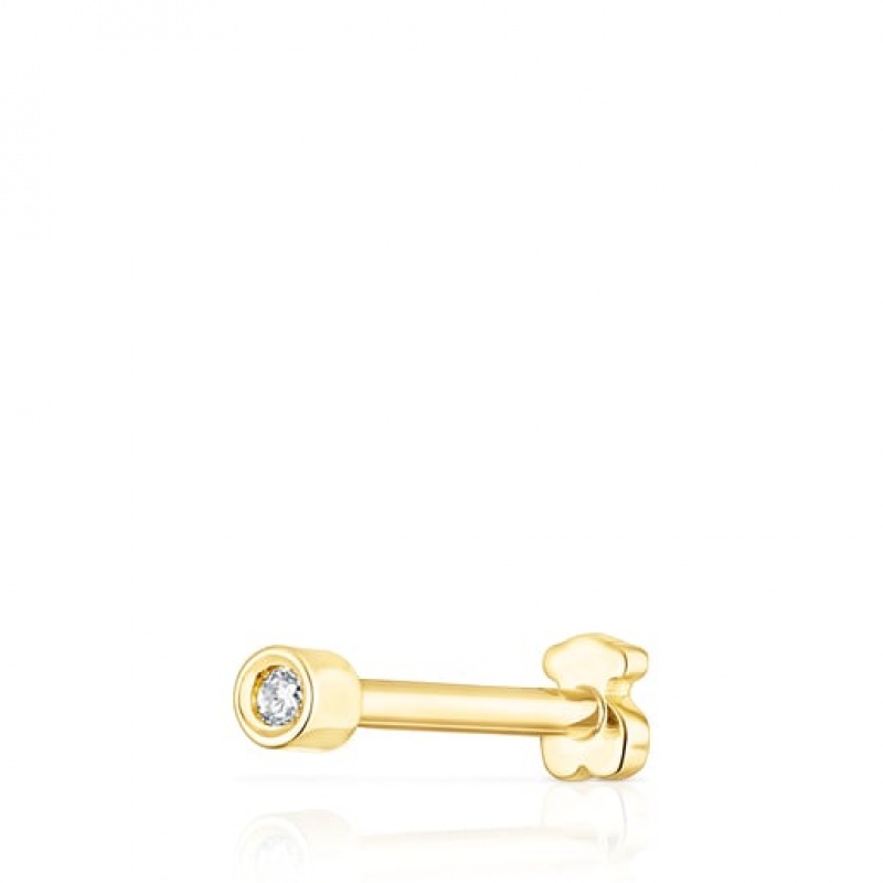 Tous Ear With Diamond Ohrringe Gold | Österreich-IYRJFT869