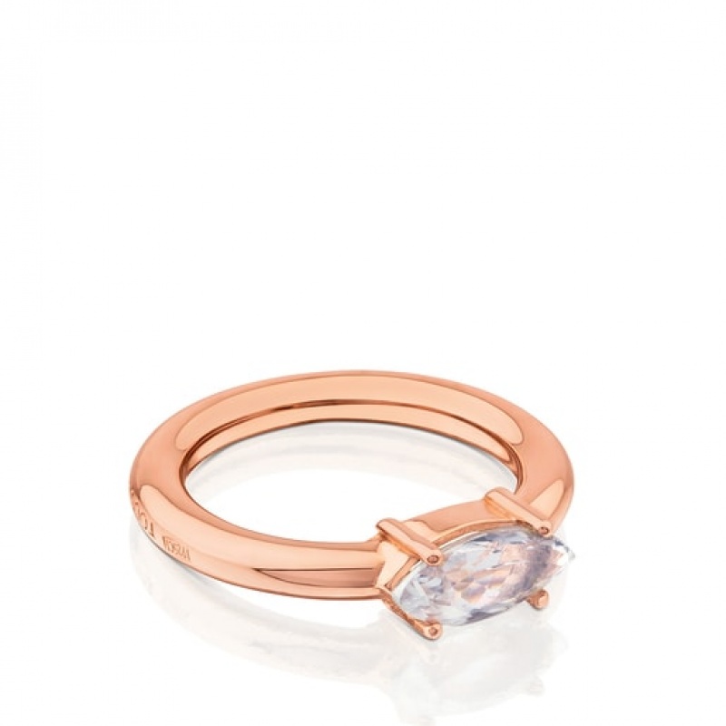 Tous Eklat With Topaz Ring Rosa Gold | Österreich-WSQYZI073