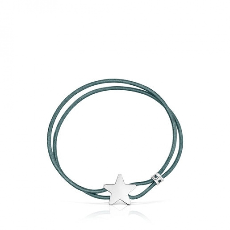 Tous Elastic Sweet Dolls With Star Armband Grün Silber | Österreich-FQNMIT274