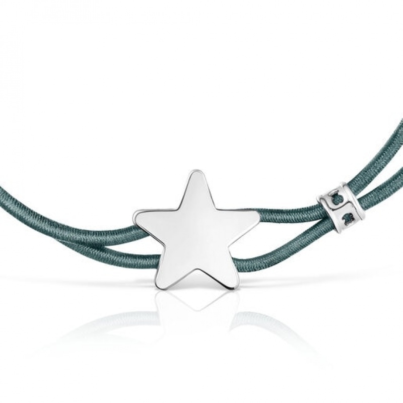 Tous Elastic Sweet Dolls With Star Armband Grün Silber | Österreich-FQNMIT274