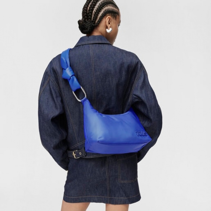 Tous Electric One- Cushion Schultertasche Blau | Österreich-QTMIWU637