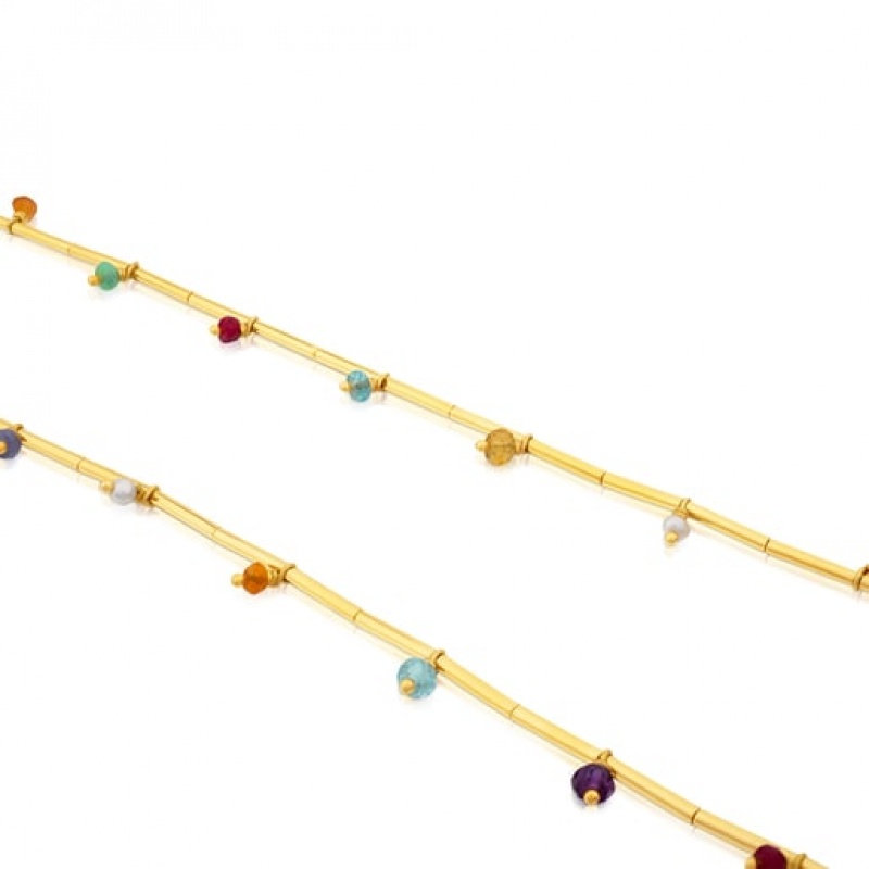 Tous Elise With Gemstones Halskette Gold | Österreich-MRKVDZ836
