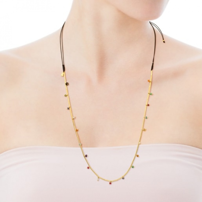 Tous Elise With Gemstones Halskette Gold | Österreich-MRKVDZ836