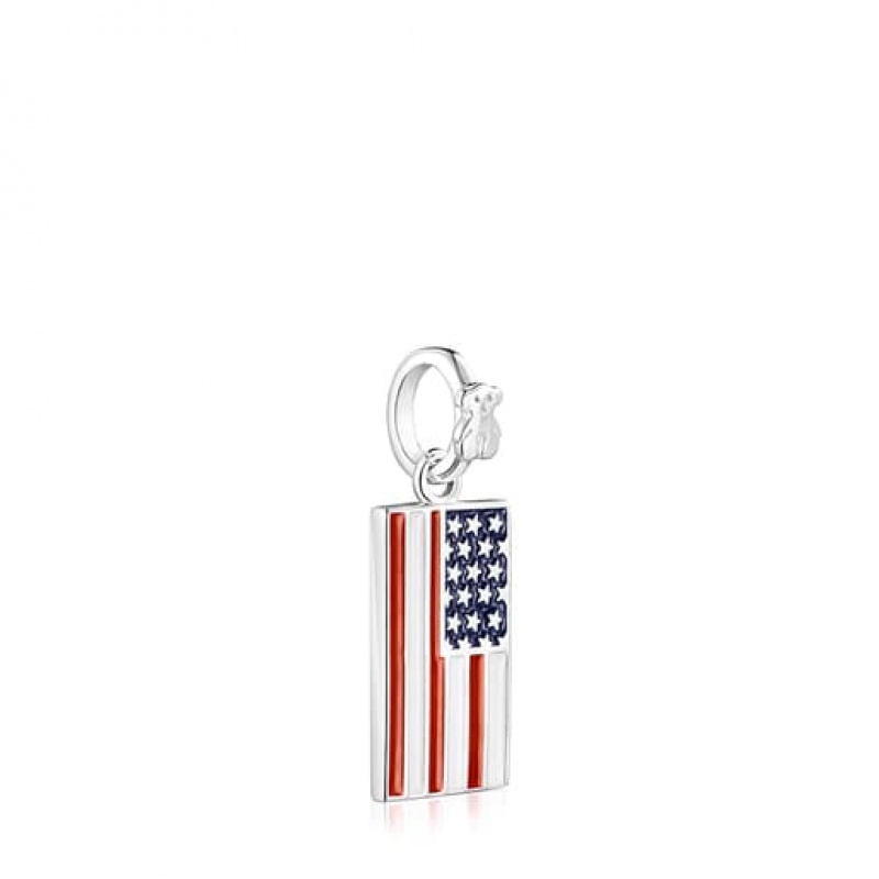 Tous Enamel Us Anhänger Silber | Österreich-VMSEBN579