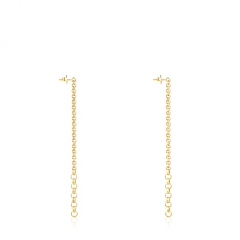 Tous Extra-long Calin With Rings Ohrringe Gold | Österreich-TKDBPA143
