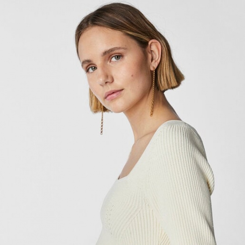 Tous Extra-long Calin With Rings Ohrringe Gold | Österreich-TKDBPA143