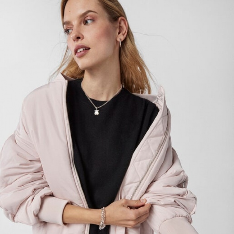 Tous Faceted Mother-of-pearl Anhänger Silber | Österreich-GZDOQX129