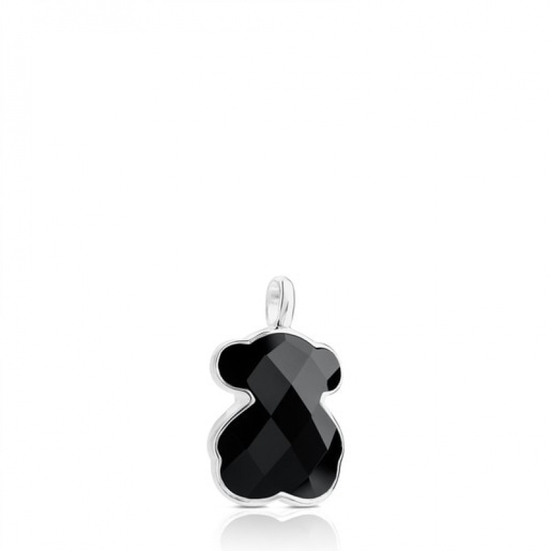 Tous Faceted Onyx Anhänger Schwarz Silber | Österreich-SWMKAE807