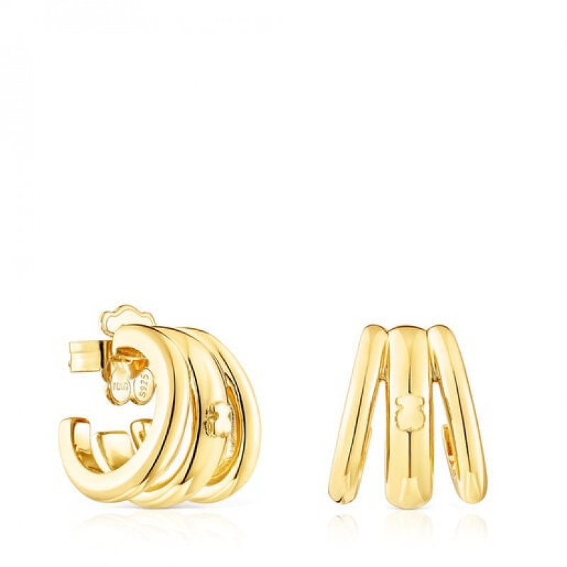 Tous Fellow Triple-hoop Ohrringe Gold | Österreich-IQBVJK184