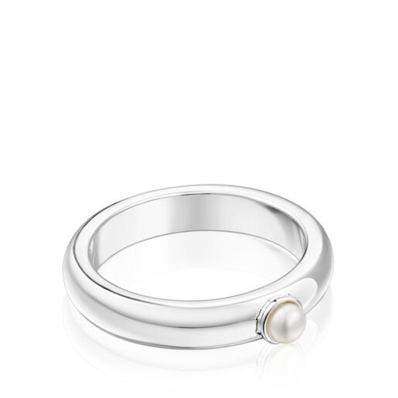 Tous Fellow With A Pearl Ring Silber | Österreich-GDETPQ823