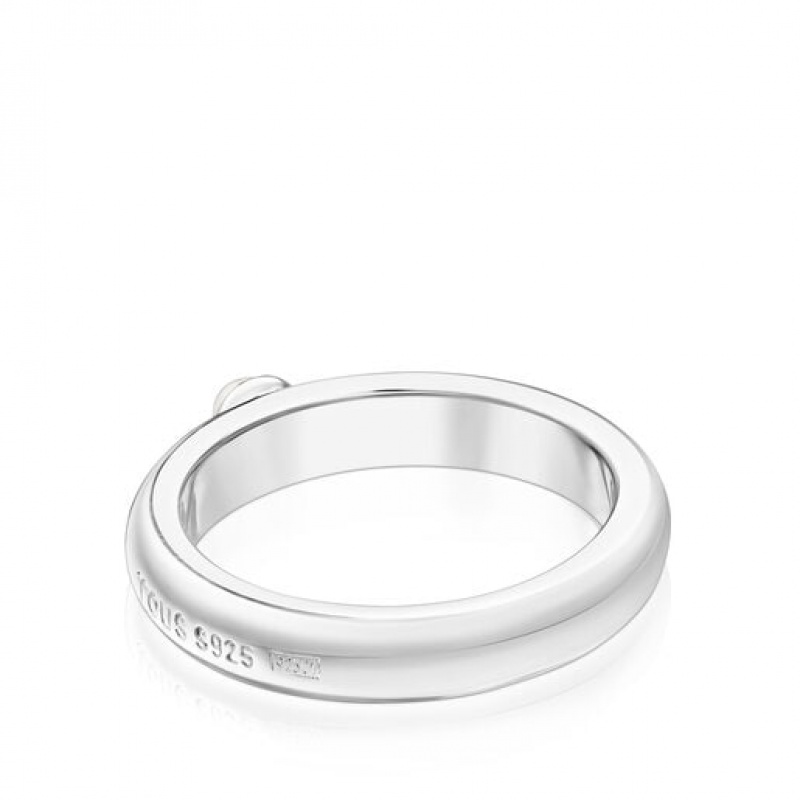 Tous Fellow With A Pearl Ring Silber | Österreich-GDETPQ823