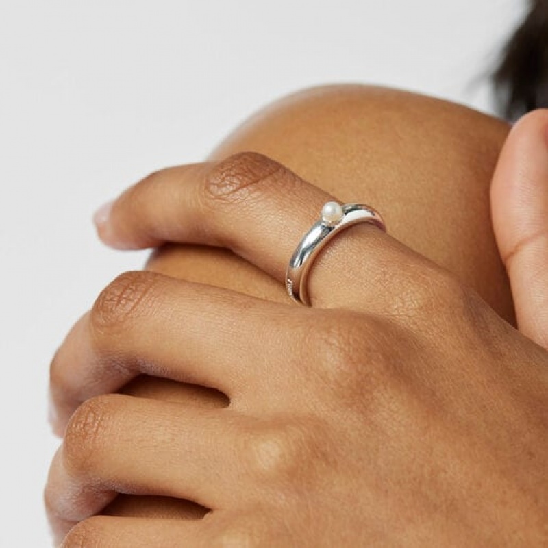 Tous Fellow With A Pearl Ring Silber | Österreich-GDETPQ823
