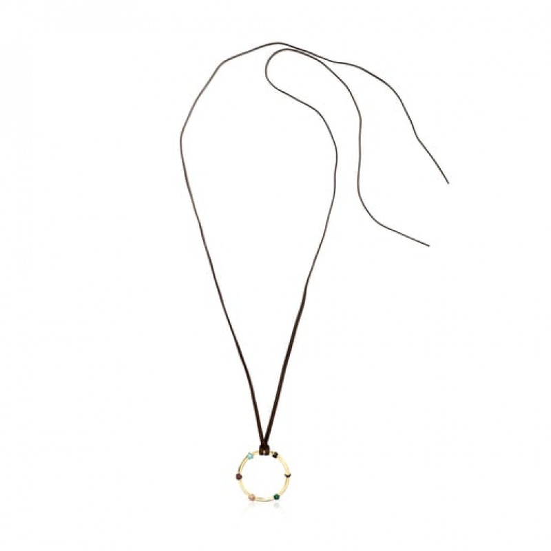 Tous Five Gemstones Motifs Glory Halskette Gold | Österreich-PLURAT684