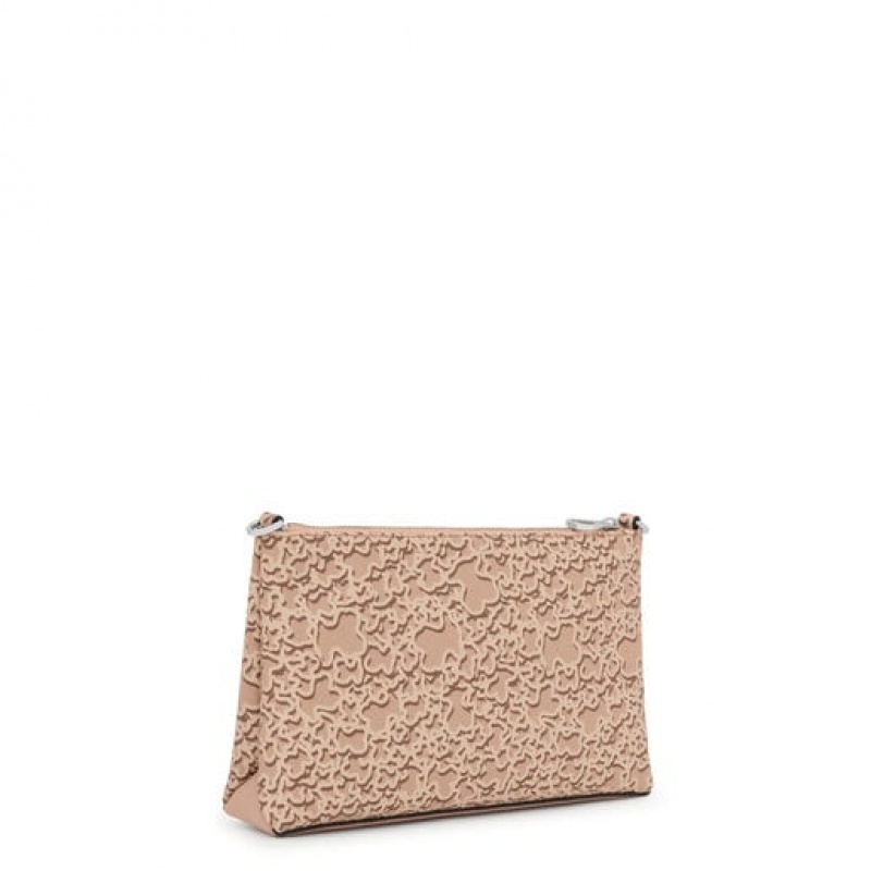 Tous Flache Kaos Mini Evolution Umhängetasche Beige | Österreich-OJPNYZ014