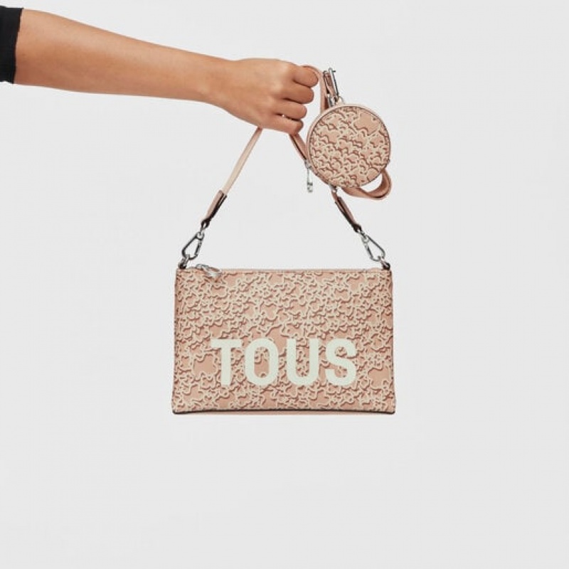 Tous Flache Kaos Mini Evolution Umhängetasche Beige | Österreich-OJPNYZ014