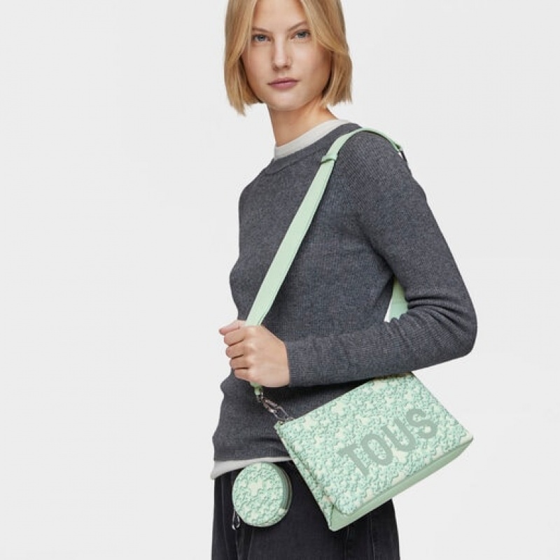 Tous Flache Kaos Mini Evolution Umhängetasche Mintfarben | Österreich-WHPLUC821