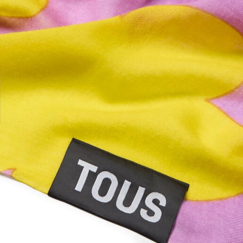 Tous Flower Toppings Foulards Gelb Lila | Österreich-KOZUNQ539