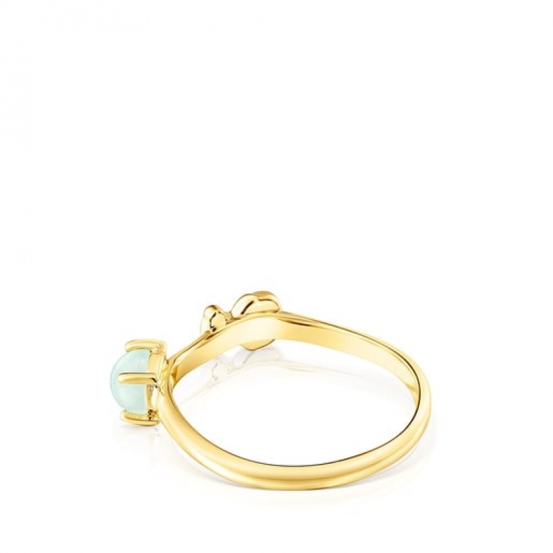 Tous Fragile Nature With Amazonite Ring Gold | Österreich-LAVOET406