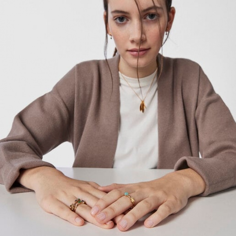 Tous Fragile Nature With Amazonite Ring Gold | Österreich-LAVOET406