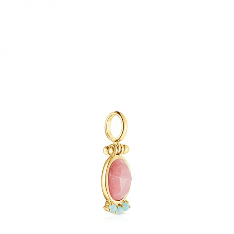 Tous Fragile Nature With Gemstones Anhänger Gold | Österreich-SJLYTE539