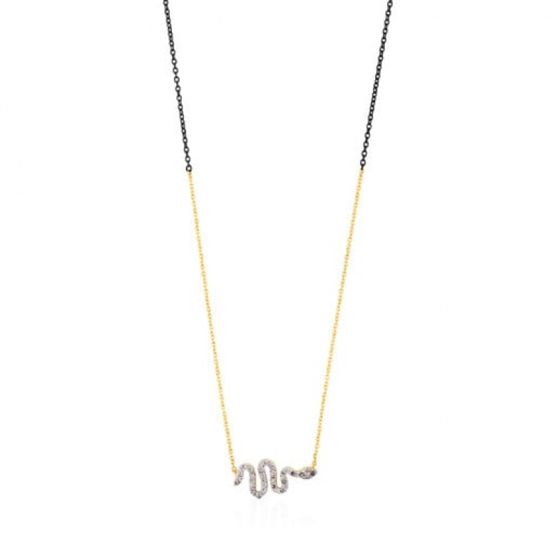 Tous Gem Power With Diamonds Halskette Gold | Österreich-OHPJYR572