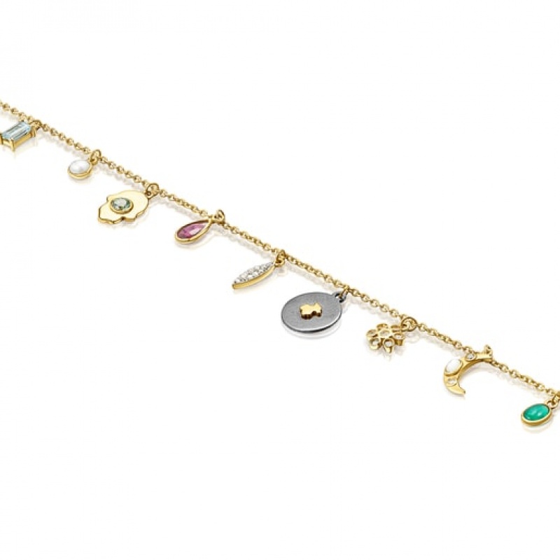 Tous Gem Power With Gemstones Diamonds Armband Gold | Österreich-OUWJDS418