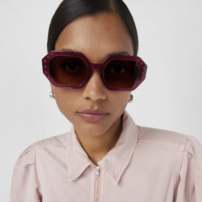 Tous Geometric Sonnenbrille Bordeaux | Österreich-LJPNVB026