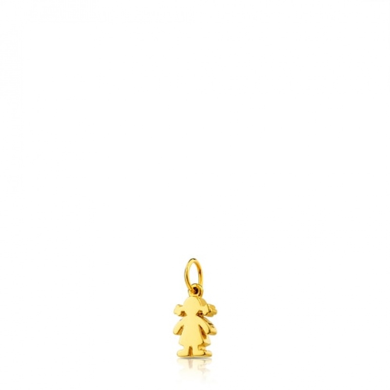 Tous Girl Motif Sweet Dolls Anhänger Gold | Österreich-DNRJMA109