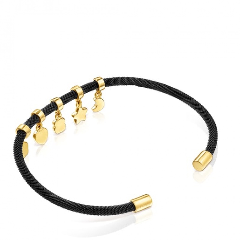 Tous Glory Steel Gemstones Armband Schwarz Mehrfarbig | Österreich-JMIYEH137