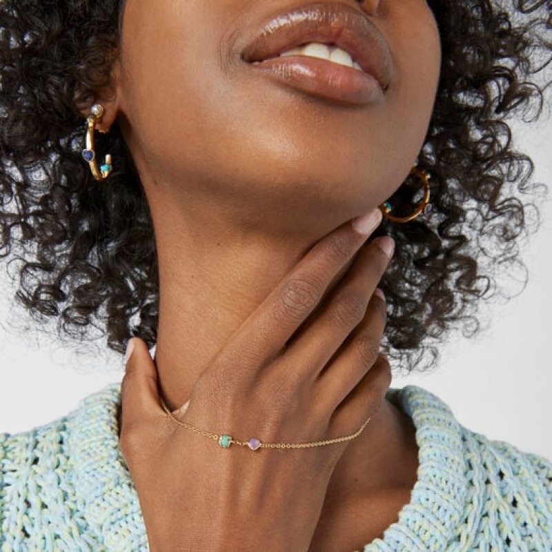 Tous Glory With Amazonite Amethyst Halskette Gold | Österreich-OWVSYU569