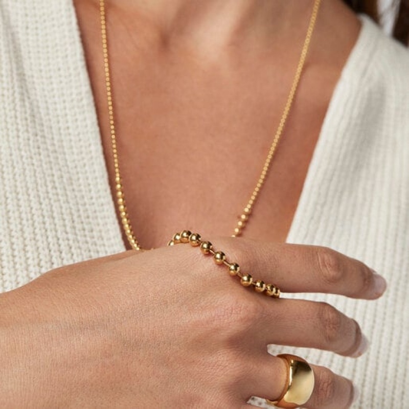 Tous Gloss Choker Kettenriemen Gold | Österreich-CRBKDE417