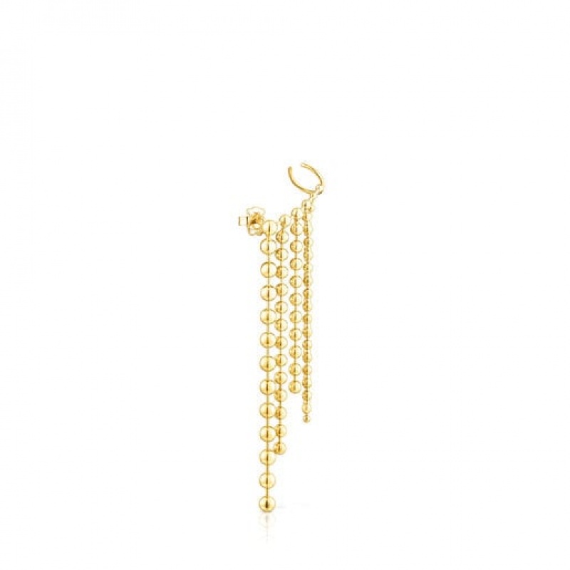 Tous Gloss Earcuff With Five Kettenriemen Gold | Österreich-QLJNMP790